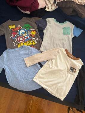 3T Lot of 4 Toddler Boys Assorted Graphic and Colorblock T-Shirts